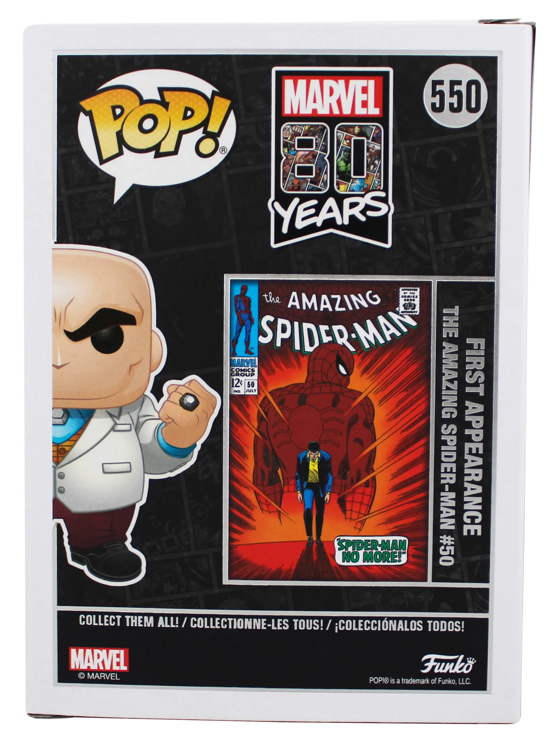 Vincent D'Onofrio Echo Signed Kingpin #550 Funko Pop Vinyl Figure BAS #BL69286 - Image 5