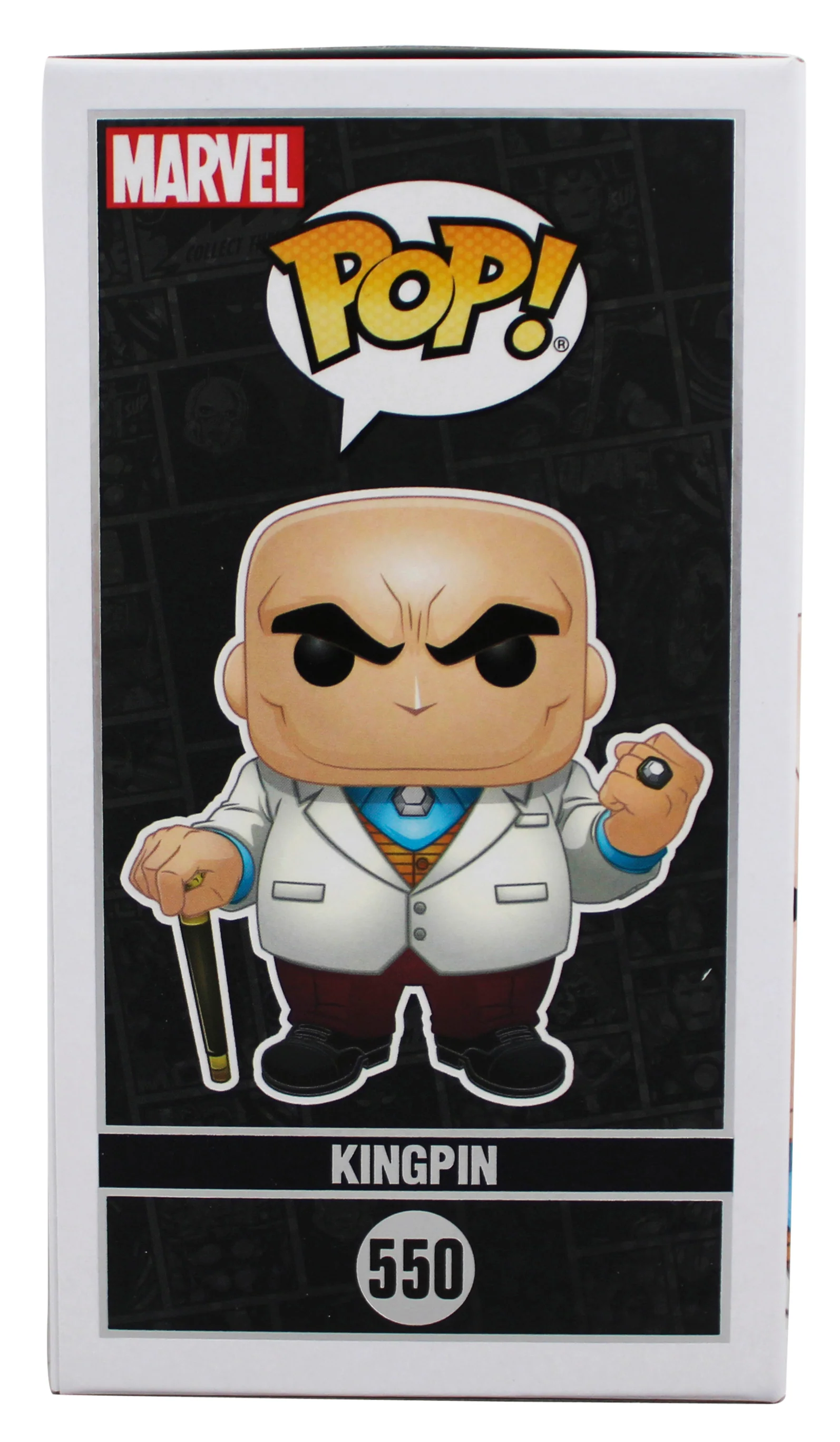 Vincent D'Onofrio Echo Signed Kingpin #550 Funko Pop Vinyl Figure BAS #BL69286 - Image 6