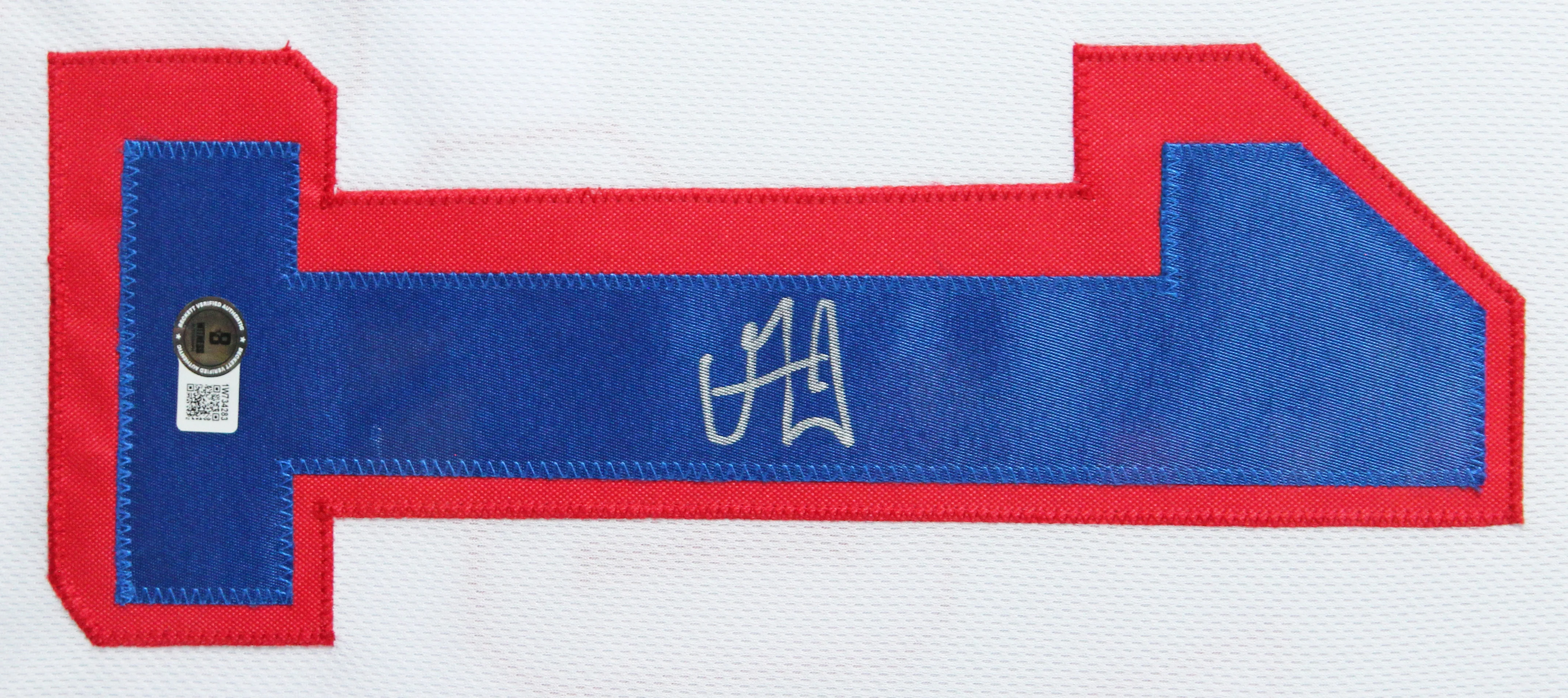 Vincent Trocheck Authentic Signed White Pro Style Framed Jersey BAS Witnessed - Image 3