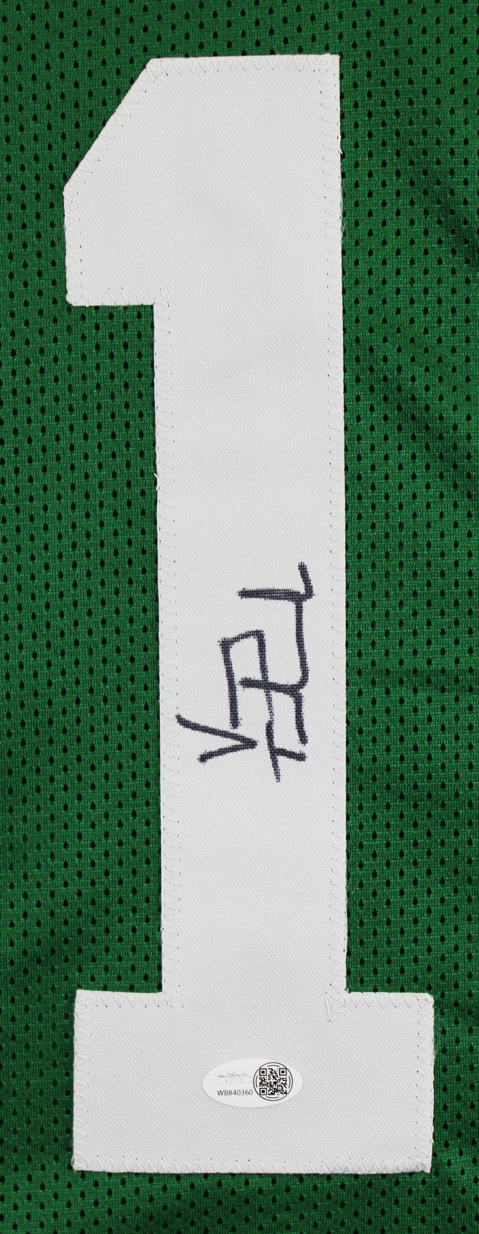Vinny Testaverde Authentic Signed Green Pro Style Jersey Autographed JSA Witness - Image 3