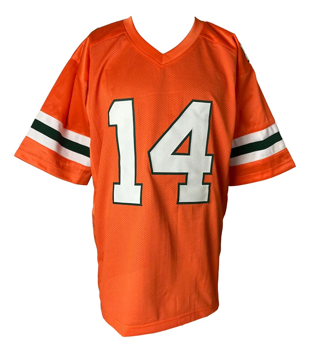 Vinny Testaverde Miami Signed College Football Jersey BAS ITP - Image 2