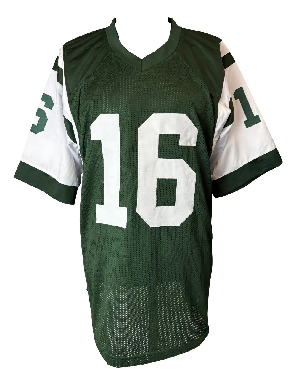 Vinny Testaverde New York Signed Green Football Jersey JSA Hologram - Image 3
