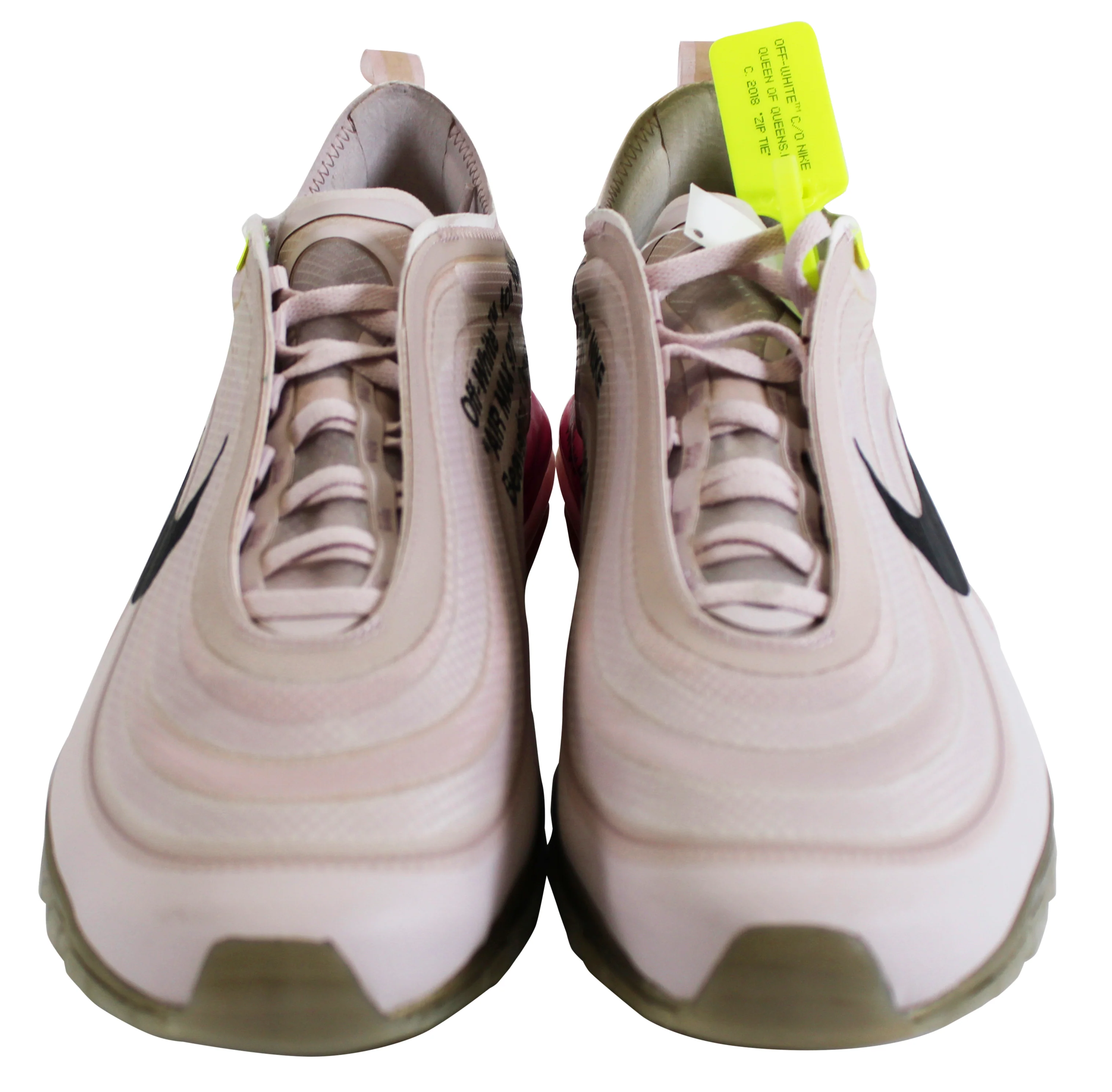 Virgil Abloh Signed 2018 Nike Air Max 97 Elemental Rose Serena Queen Shoes BAS - Image 5