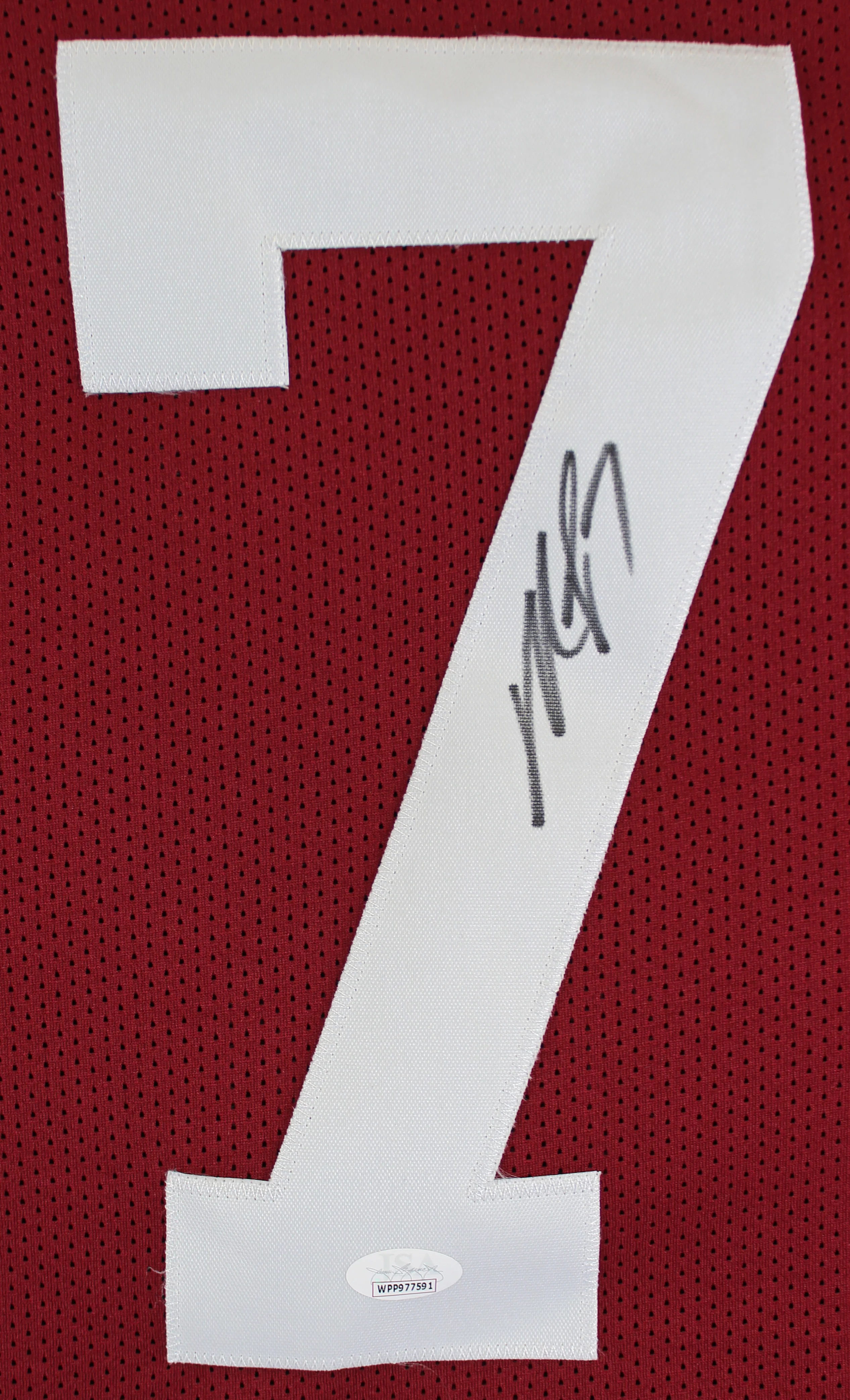 Virginia Tech Michael Vick Authentic Signed Maroon Pro Style Jersey JSA Witness - Image 3