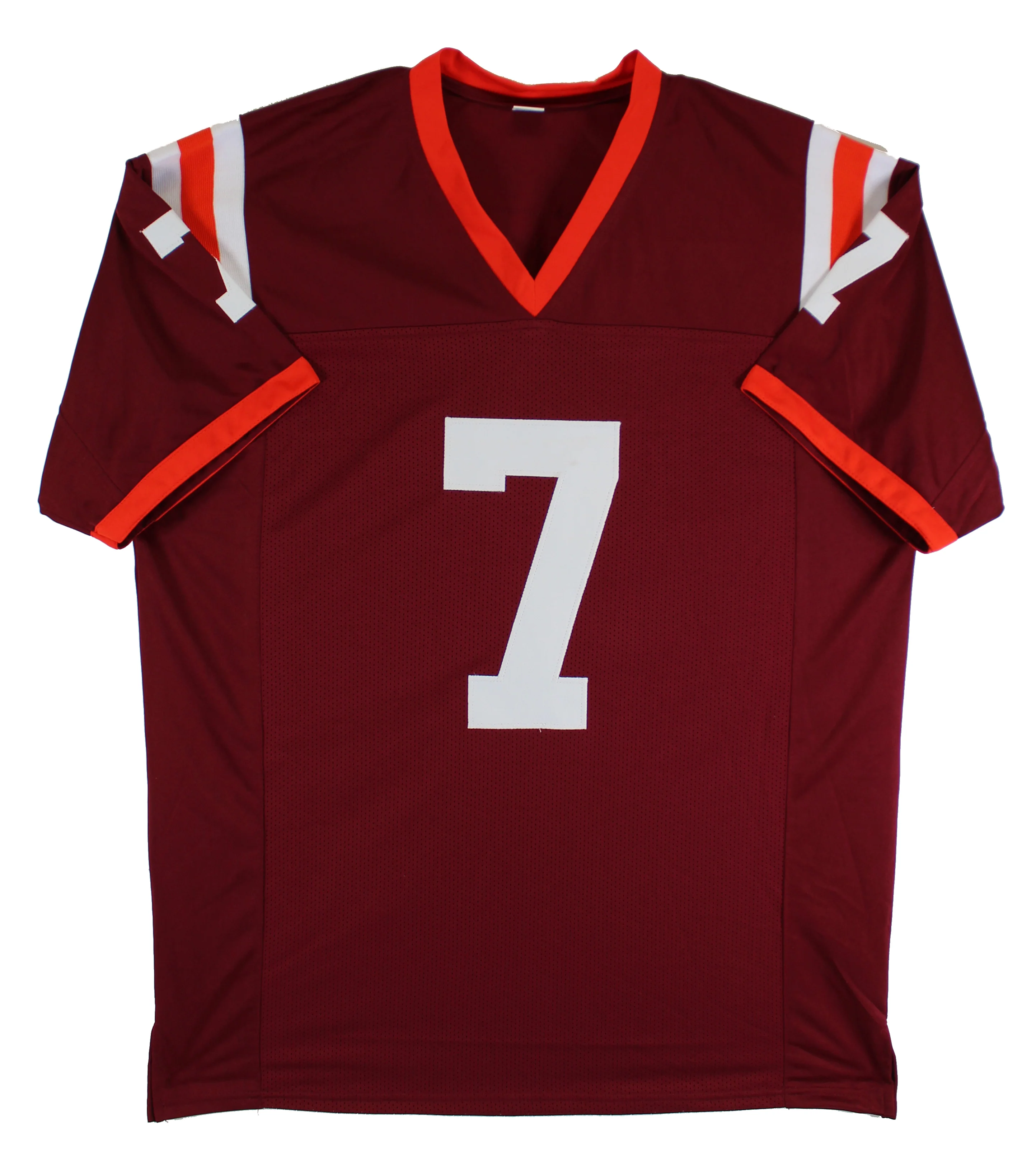 Virginia Tech Michael Vick Authentic Signed Maroon Pro Style Jersey JSA Witness - Image 4