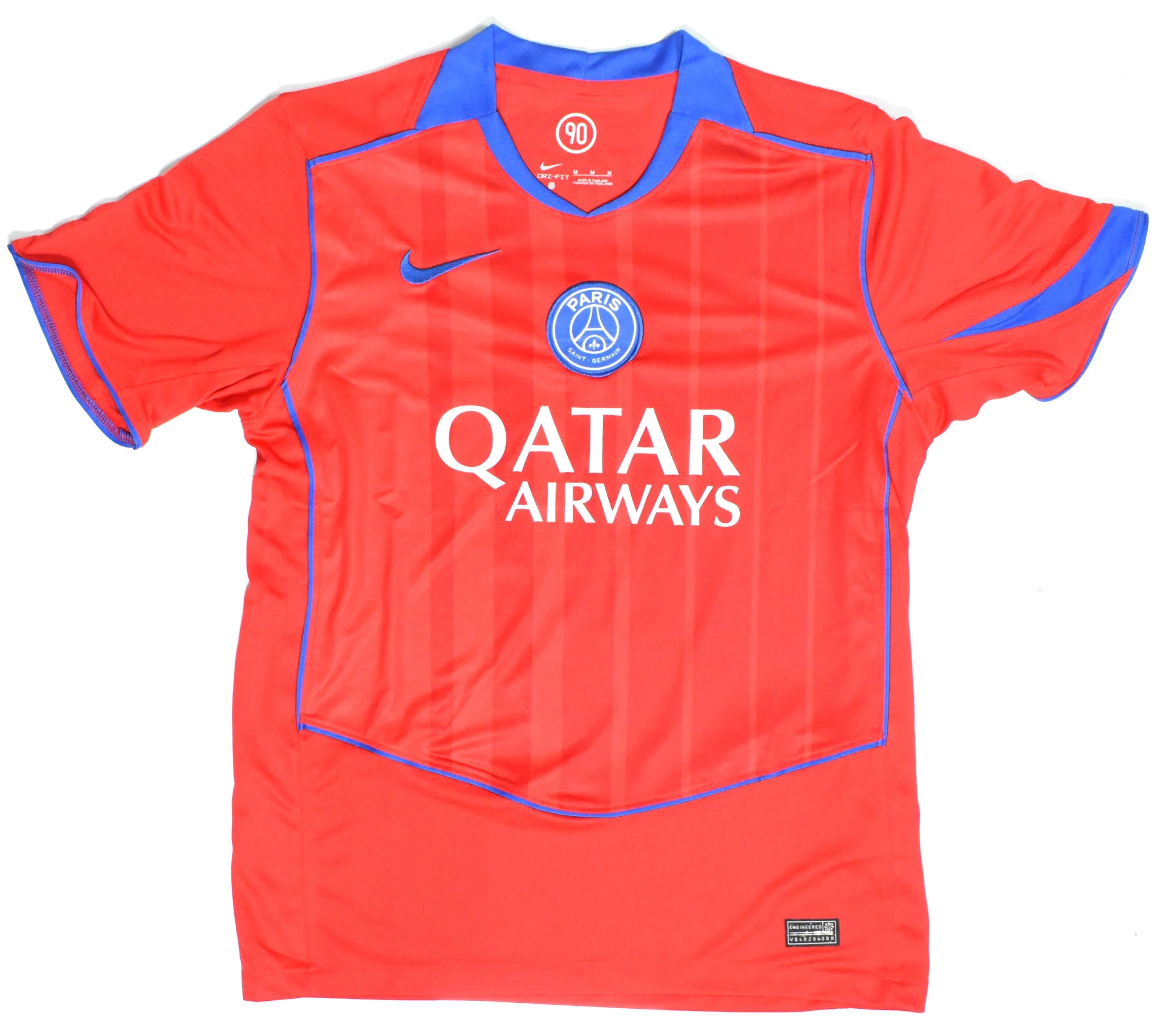 Vitinha Autographed PSG Red Third Soccer Jersey #17 - Beckett W Holo *M - Image 3