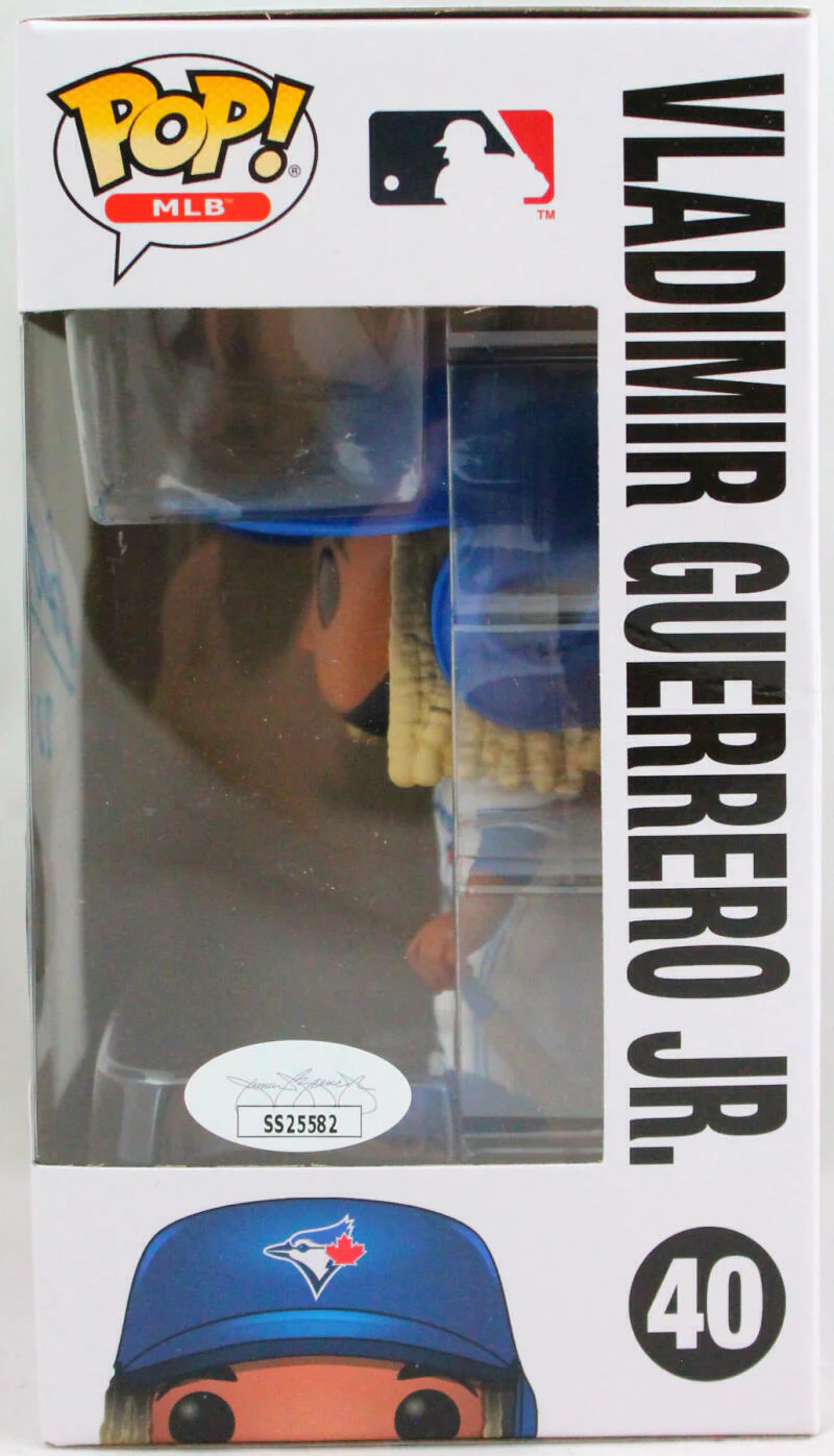 Vladimir Guerrero Jr Autographed Funko Pop Figurine #40-JSA *Blue - Image 3