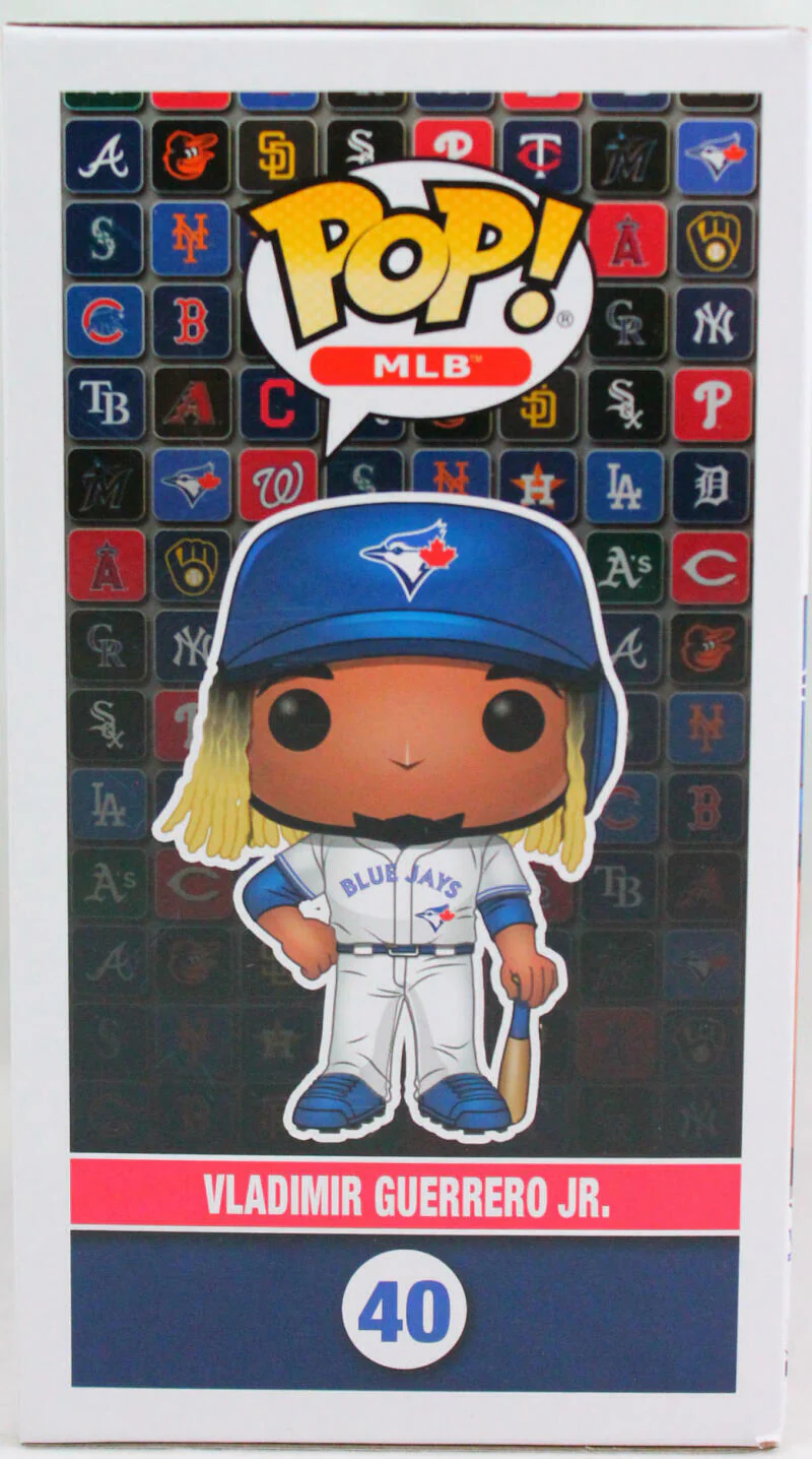 Vladimir Guerrero Jr Autographed Funko Pop Figurine #40-JSA *Blue - Image 4