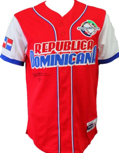 Vladimir Guerrero Jr. Signed Republica Dominicana Red Majestic Jersey- JSA Auth - Image 8