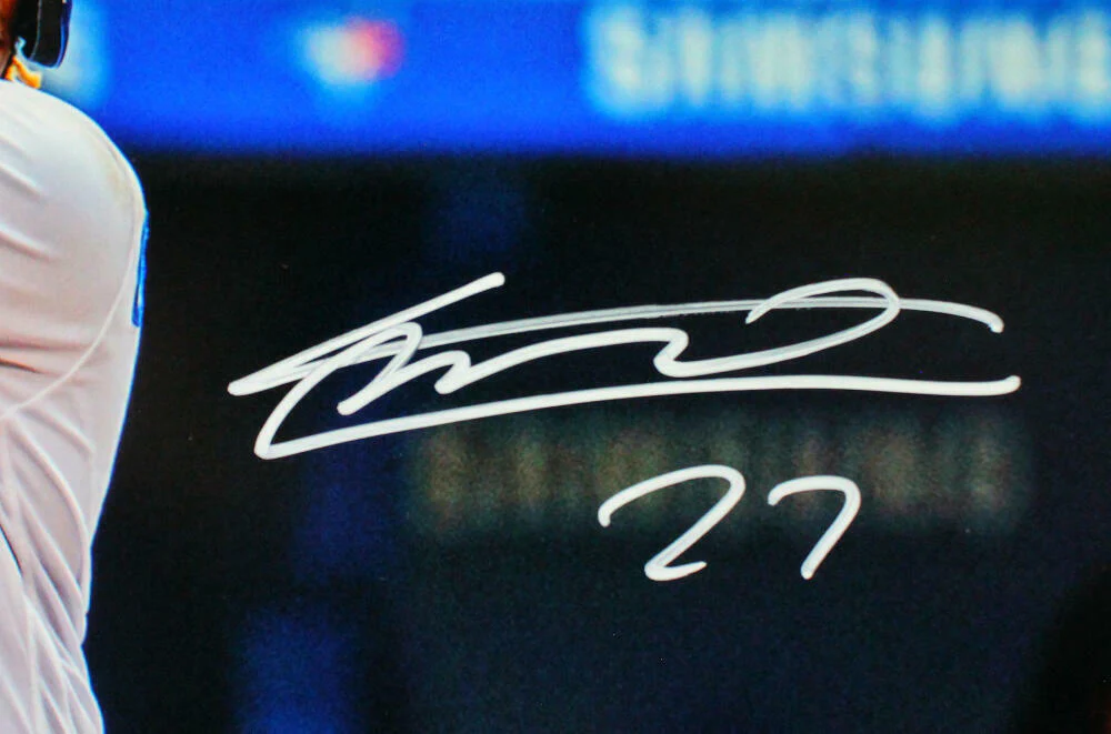 Vladimir Guerrero Jr. Signed Toronto Blue Jays 16x20 Batting Pose Photo-JSA Auth - Image 2