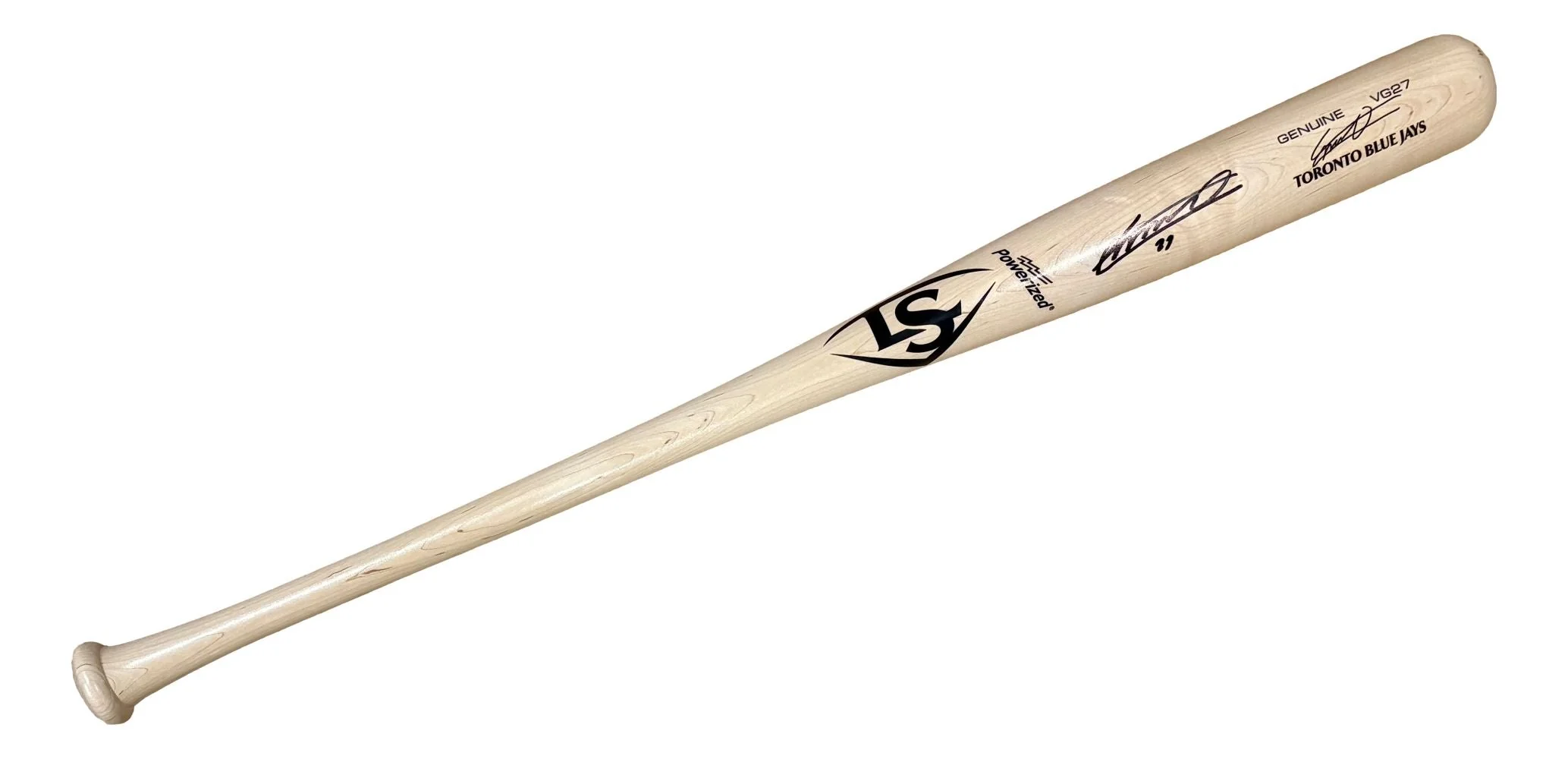 Vladimir Guerrero Jr Toronto Blue Jays Signed Louisville Slugger VG27 Bat BAS