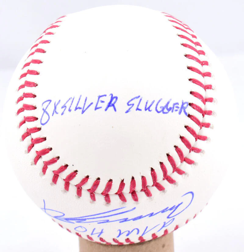 Vladimir Guerrero Sr. Signed Rawlings OML Baseball w/3 Inscriptions-BeckettWHolo - Image 3