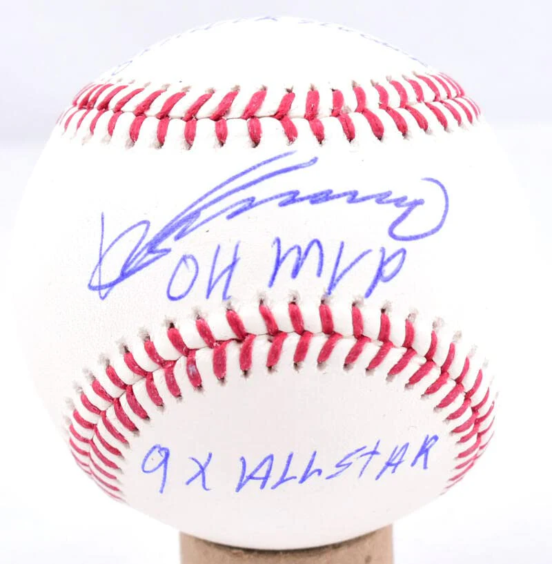Vladimir Guerrero Sr. Signed Rawlings OML Baseball w/3 Inscriptions-BeckettWHolo - Image 7