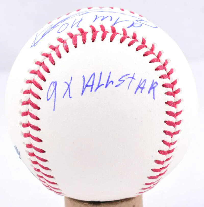 Vladimir Guerrero Sr. Signed Rawlings OML Baseball w/3 Inscriptions-BeckettWHolo - Image 8