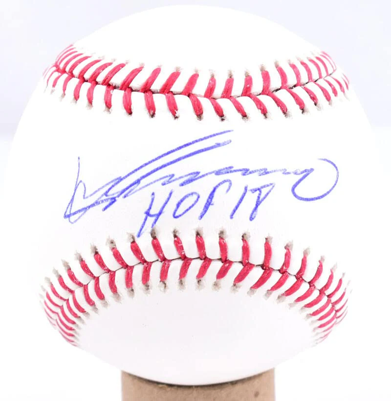 Vladimir Guerrero Sr. Autographed OML Baseball w/ HOF 18-Beckett W Holo - Image 5