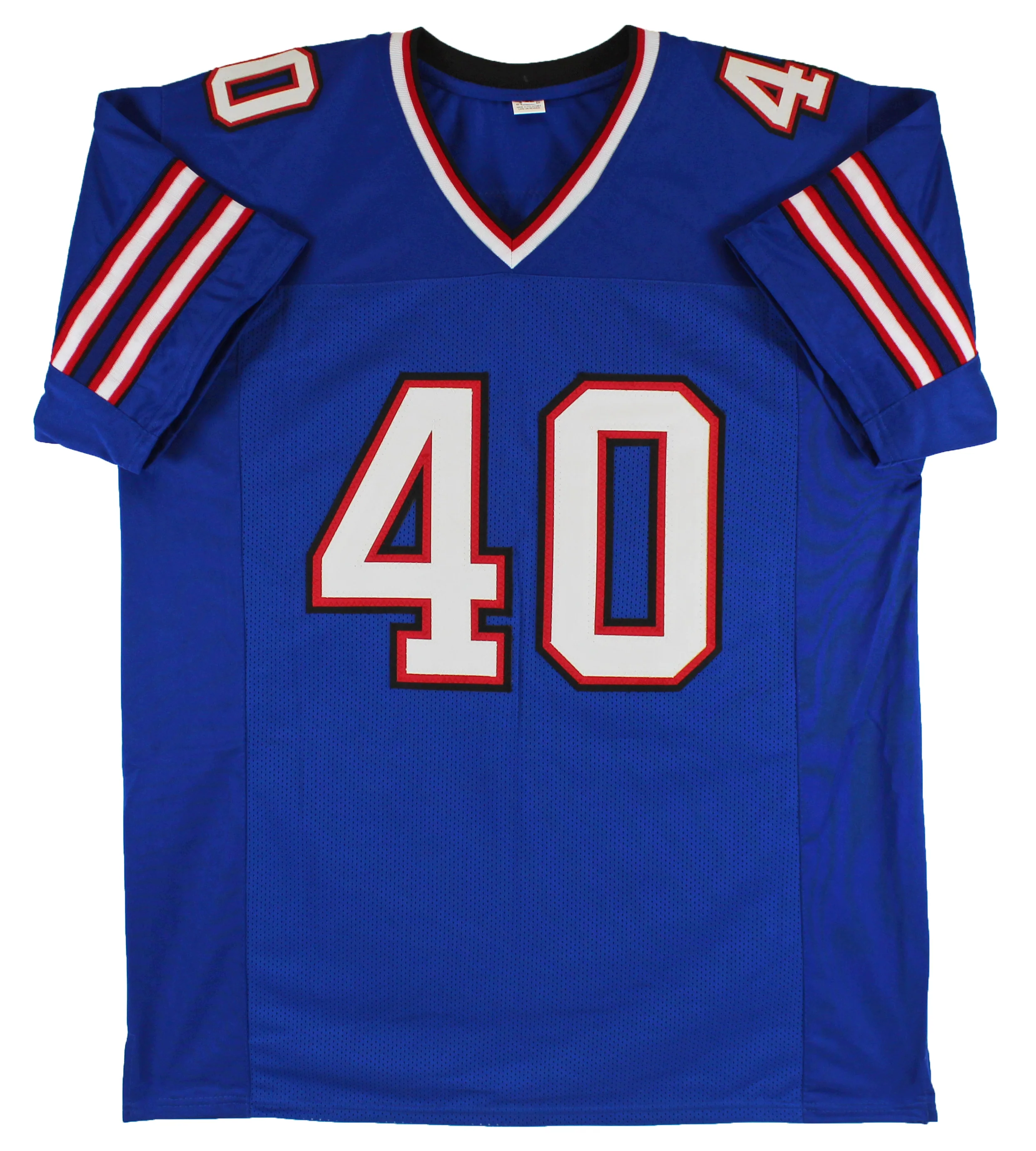 Von Miller Authentic Signed Blue Pro Style Jersey Autographed BAS Witnessed - Image 4