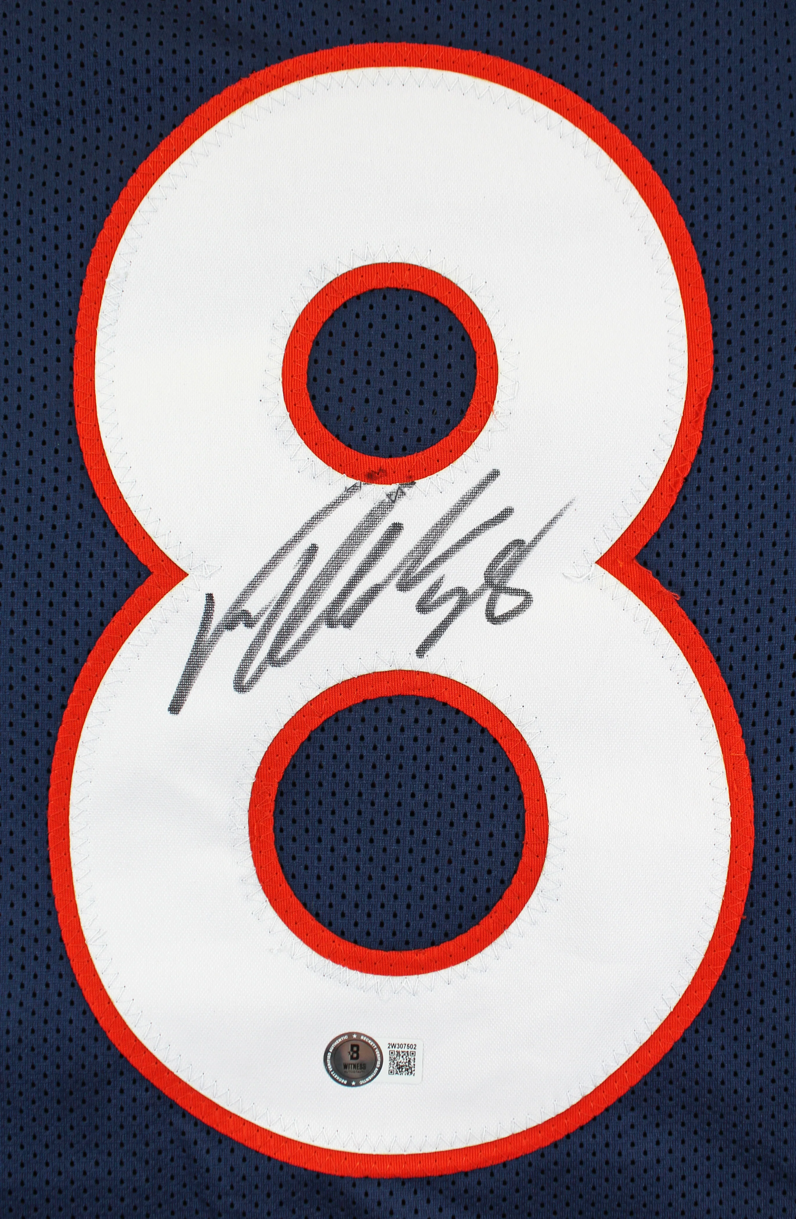 Von Miller Authentic Signed Navy Blue Pro Style Jersey Autographed BAS Witness 2 - Image 3