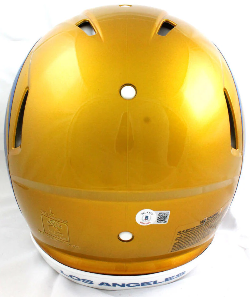 Von Miller Autographed LA Rams F/S Flash Speed Authentic Helmet-Beckett W Holo - Image 4