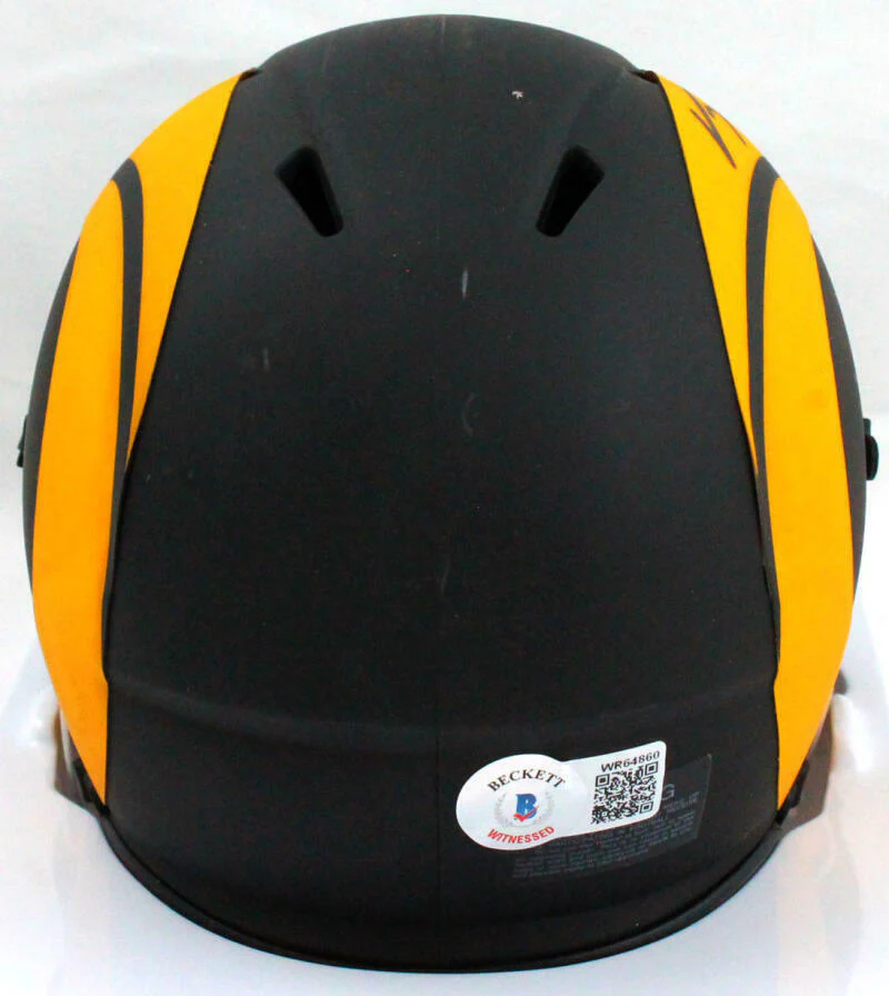 Von Miller Autographed Los Angeles Rams Eclipse Speed Mini Helmet-Beckett W Holo - Image 3
