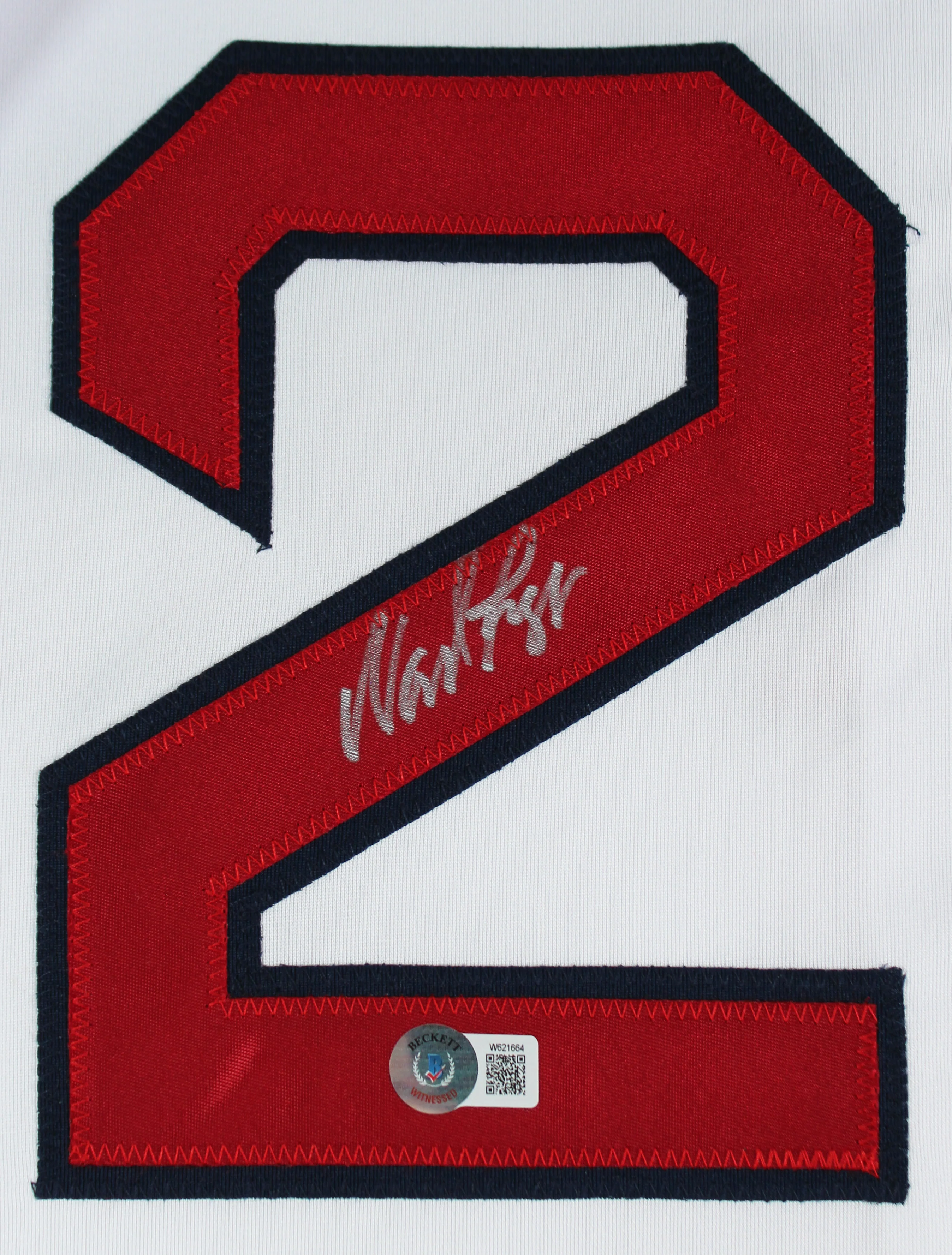 Wade Boggs Authentic Signed White Pro Style Jersey Autographed BAS Witnessed - Image 3