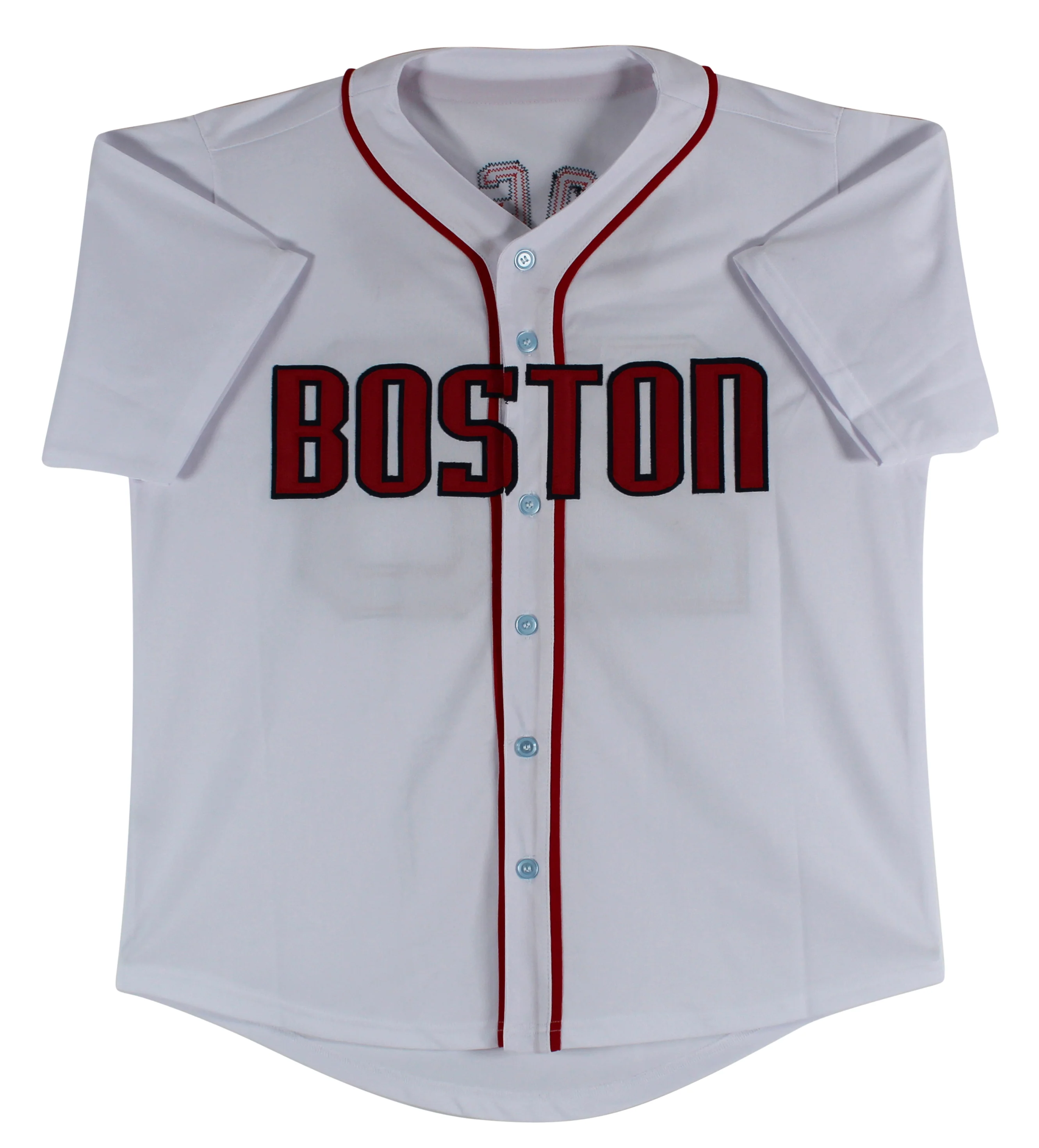 Wade Boggs Authentic Signed White Pro Style Jersey Autographed BAS Witnessed - Image 4