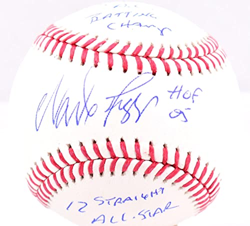 Wade Boggs Autographed Rawlings OML Baseball w/ 3 Stats-Beckett W Hologram *Blue - Image 7