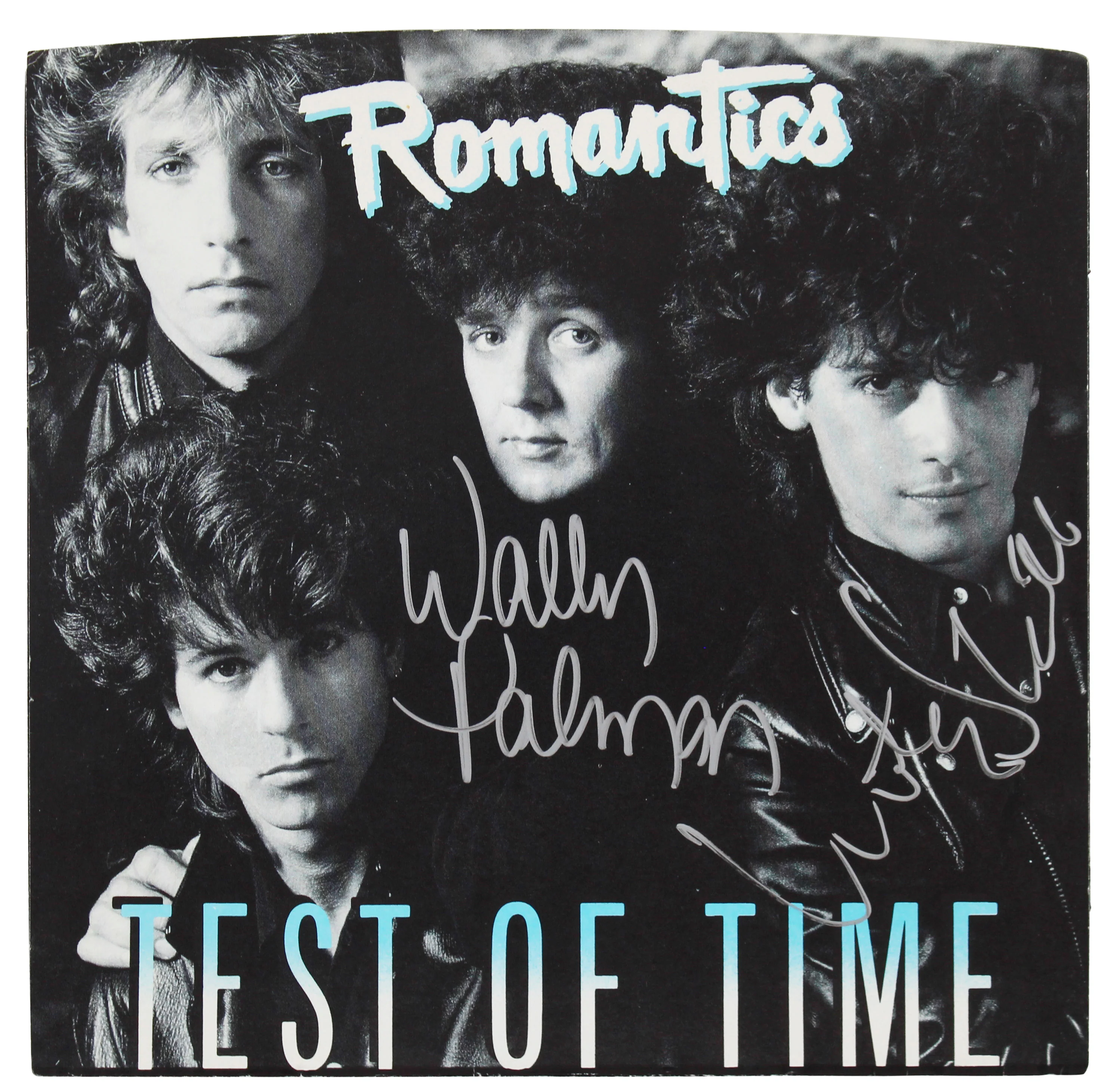 Wally Palmar & Mike Skill The Romantics Signed 45 RPM Album Cover BAS #BF88861 - Image 2