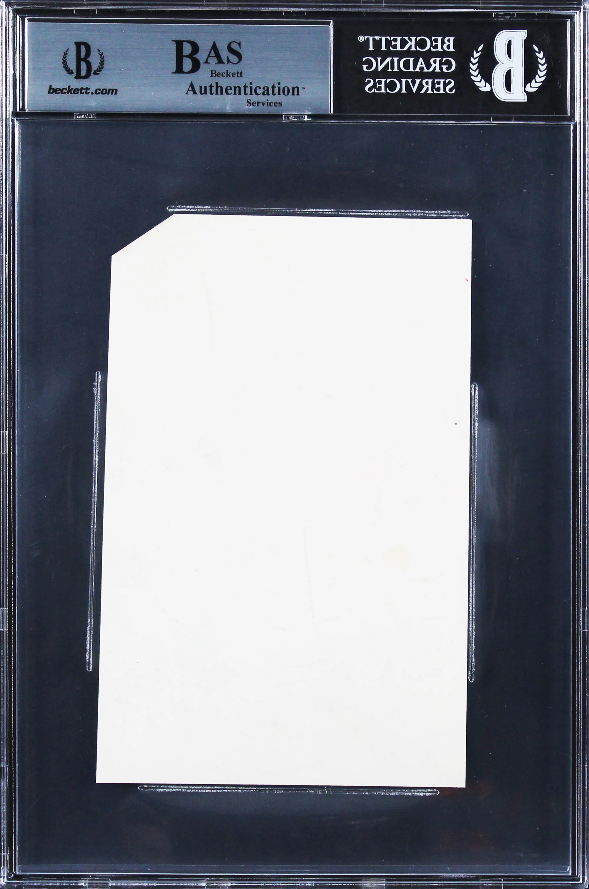 Walt Disney With Best Wishes Authentic Signed 3.15x6 Cut Signature BAS Slabbed - Image 3