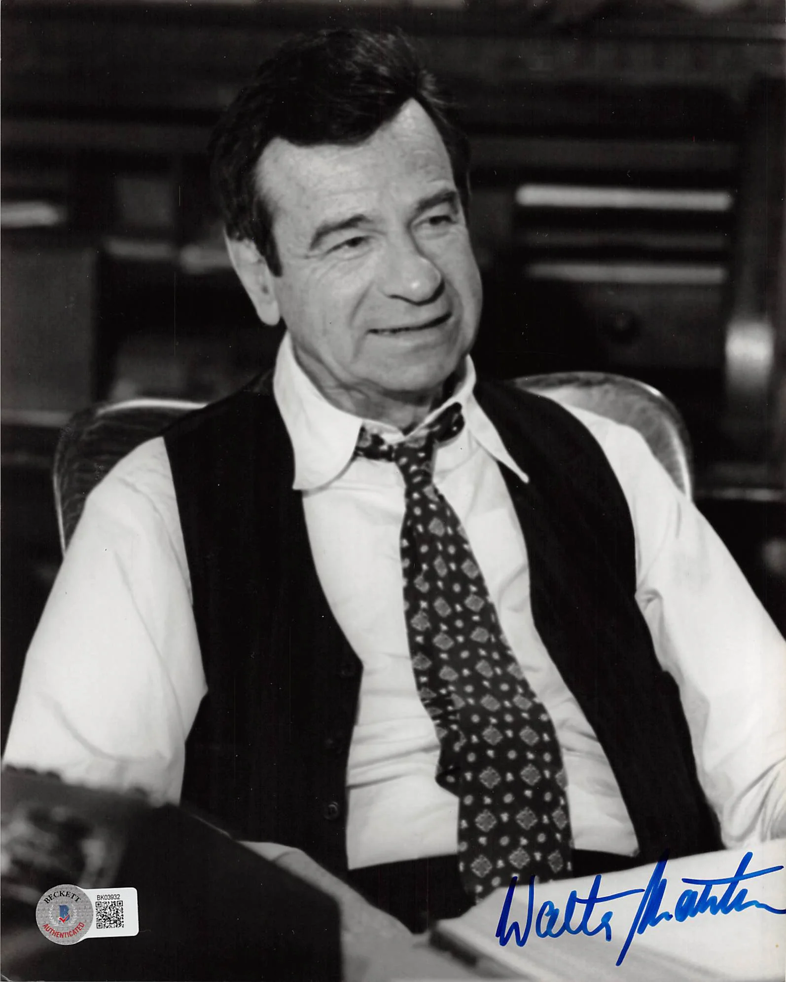 Walter Matthau Grumpy Old Men Authentic Signed 8x10 Photo BAS #BK03932