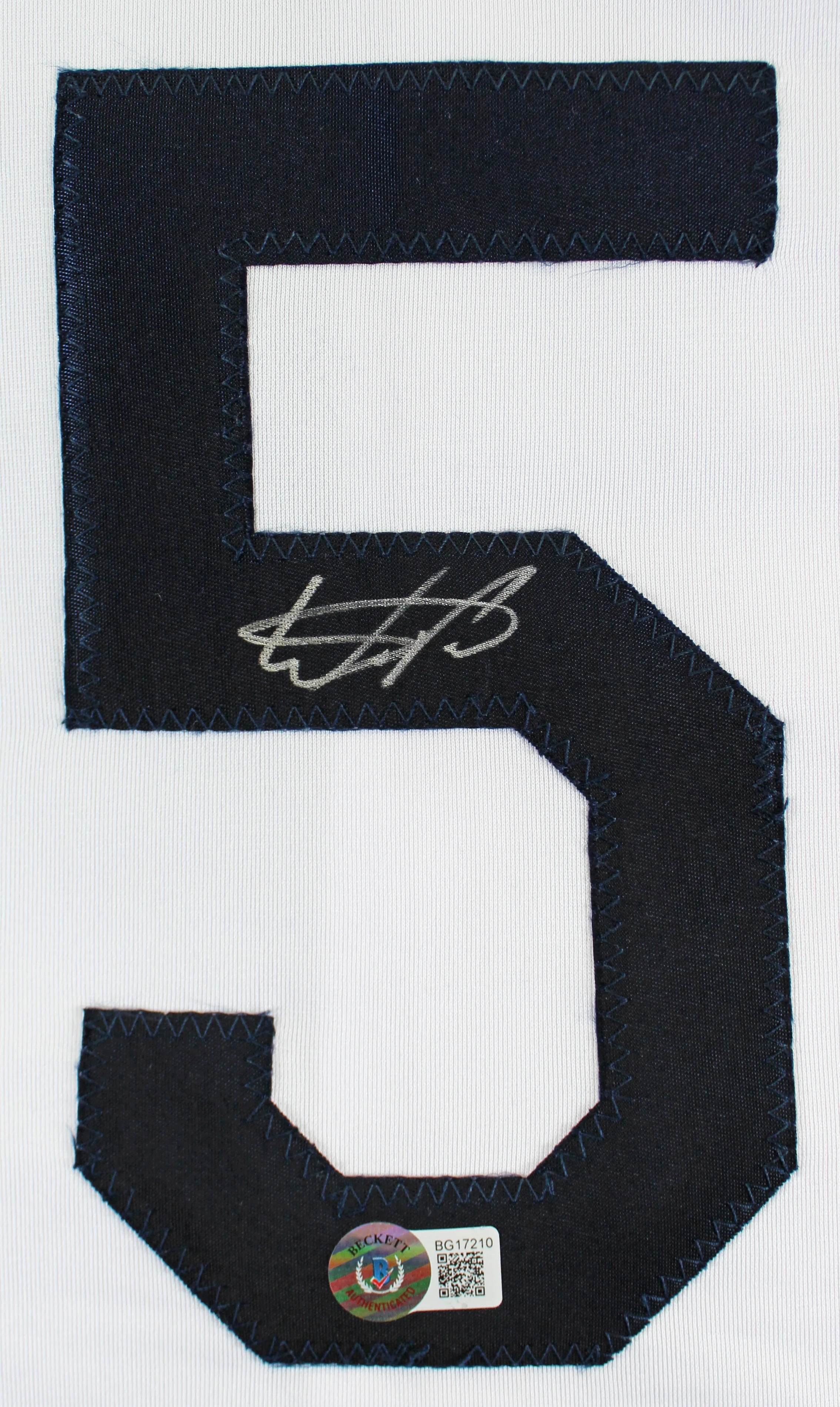 Wander Franco Authentic Signed White Pro Style Jersey Autographed BAS - Image 3