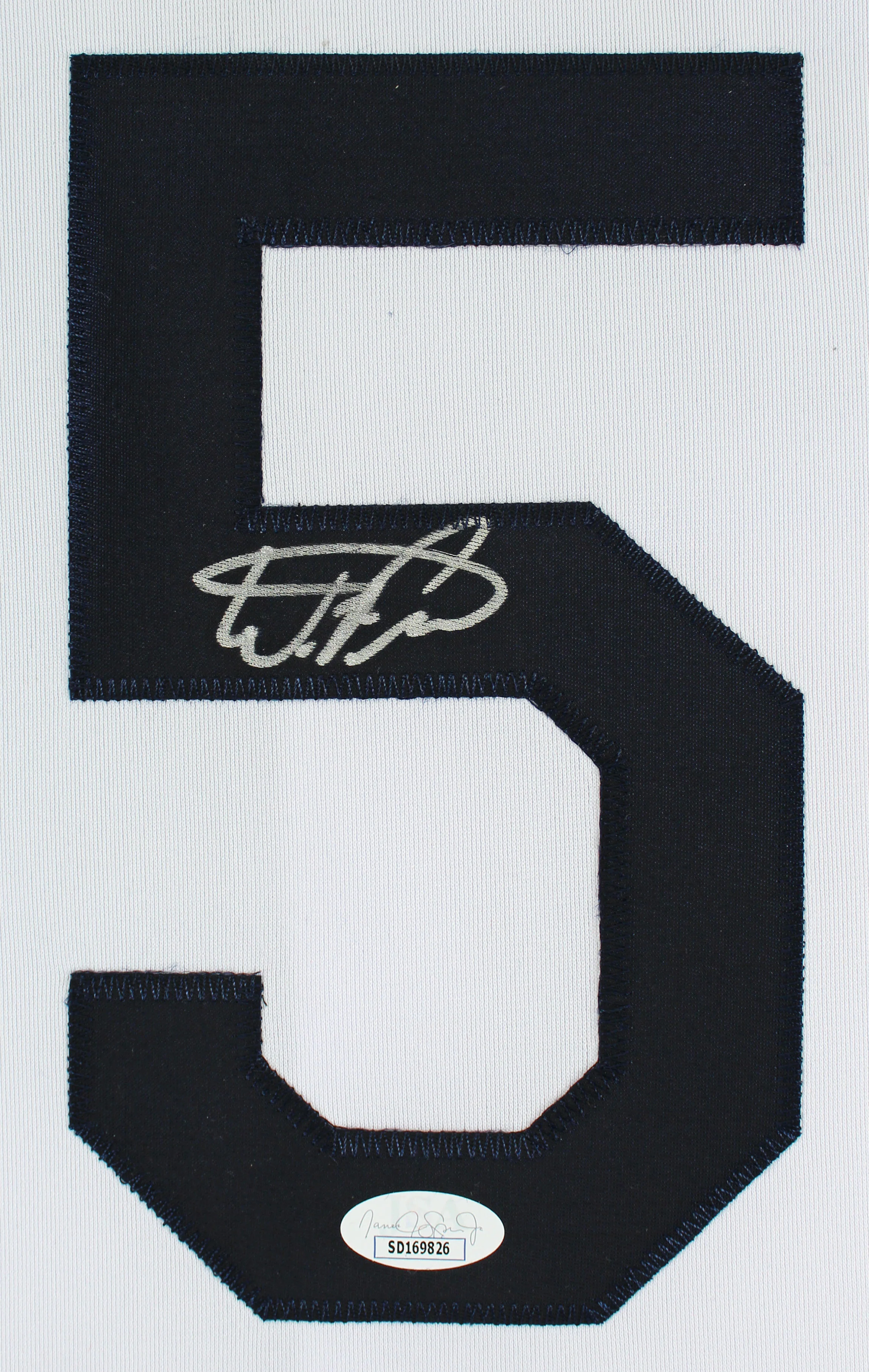 Wander Franco Authentic Signed White Pro Style Jersey Autographed JSA Sig Debut - Image 3