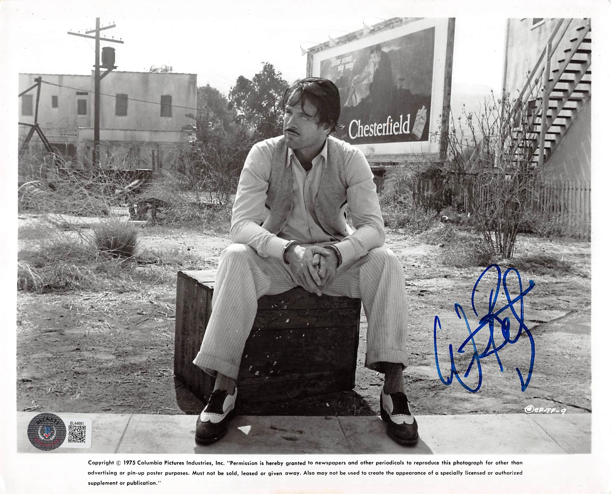 Warren Beatty The Fortune Authentic Signed 8x10 Photo Autographed BAS #BL44661 - Image 2
