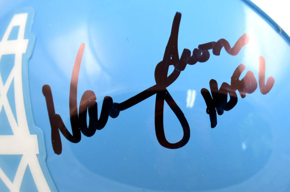 Warren Moon Autographed Houston Oilers 60-62 Mini Helmet w/HOF - Beckett W Holo - Image 2