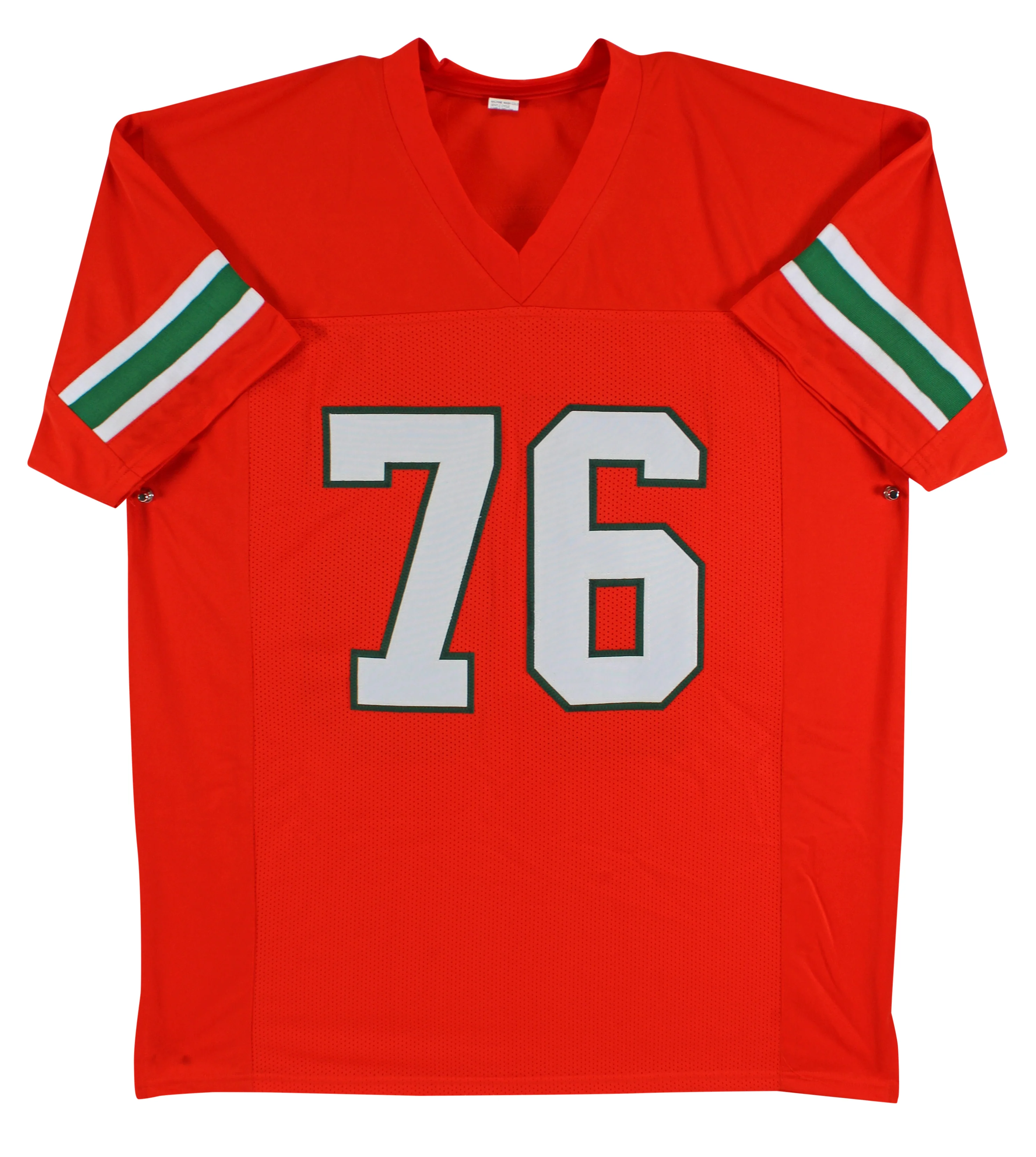 Warren Sapp Authentic Signed Orange Pro Style Jersey Autographed BAS Witnessed - Image 4