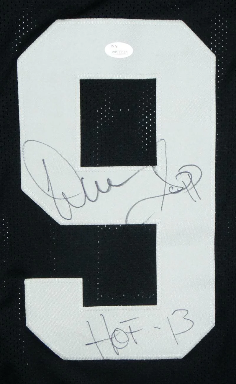 Warren Sapp Autographed Black Pro Style Jersey HOF- JSA Witness Auth *Horz HOF - Image 3
