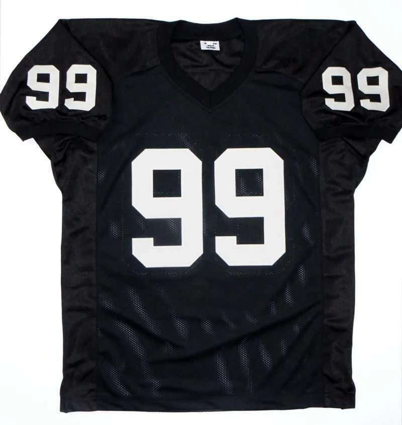 Warren Sapp Autographed Black Pro Style Jersey HOF- JSA Witness Auth *Horz HOF - Image 4
