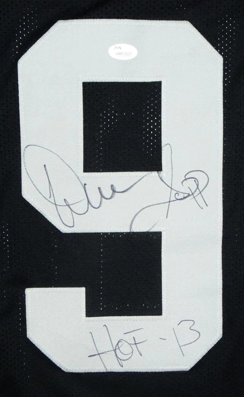Warren Sapp Autographed Black Pro Style Jersey HOF- JSA Witness Auth *Horz HOF - Image 7