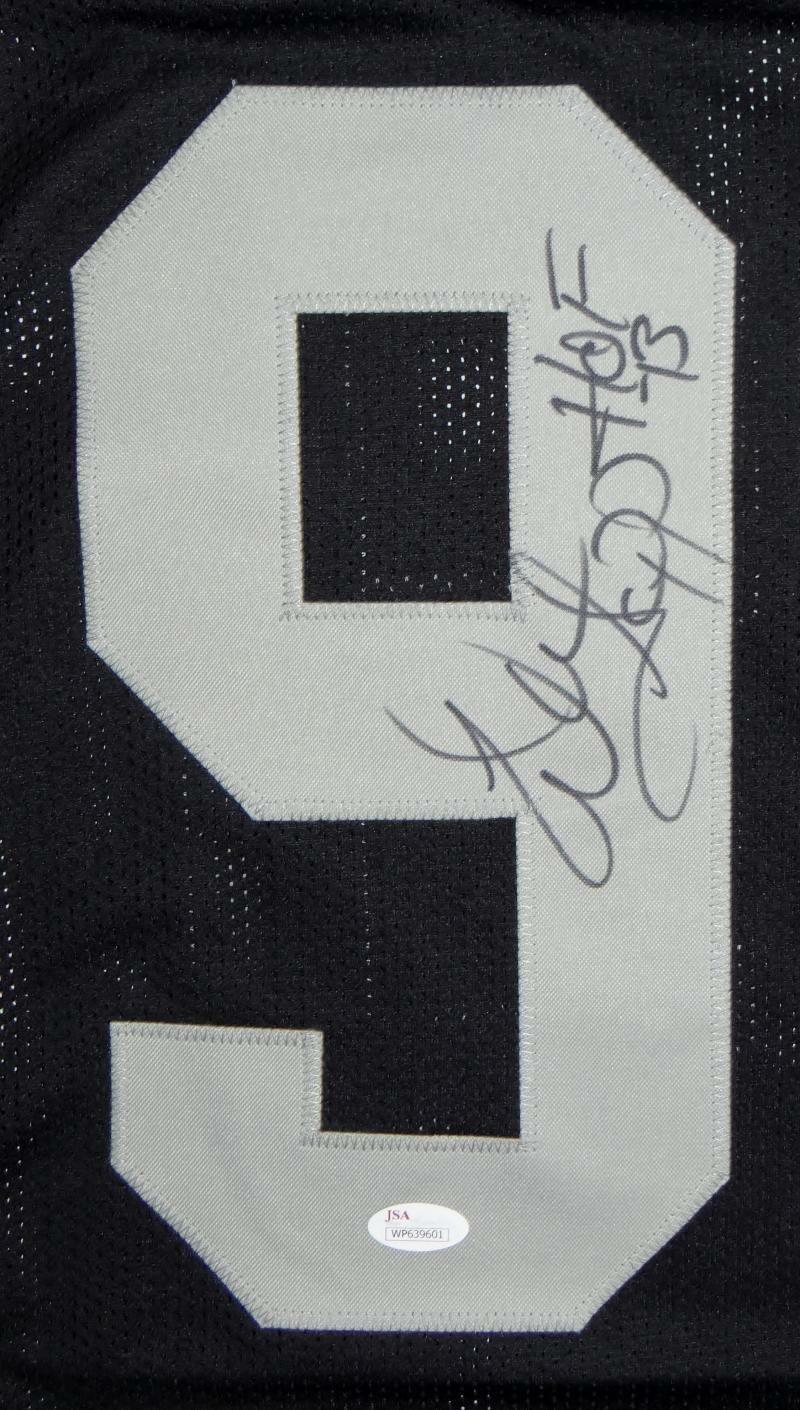 Warren Sapp Autographed Black Pro Style Jersey HOF- JSA Witness Auth *Vert HOF - Image 3