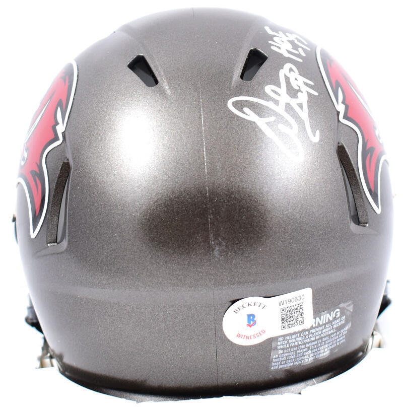 Warren Sapp Autographed Buccaneers 97-13 Speed Mini Helmet w/HOF-Beckett W Holo - Image 3