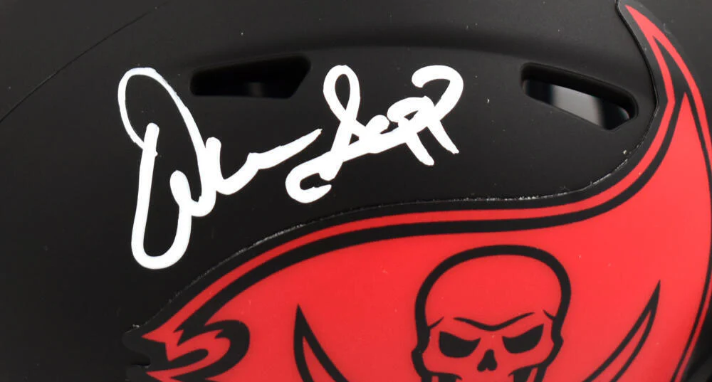 Warren Sapp Autographed Buccaneers Eclipse Speed Mini Helmet - Beckett W Holo - Image 2