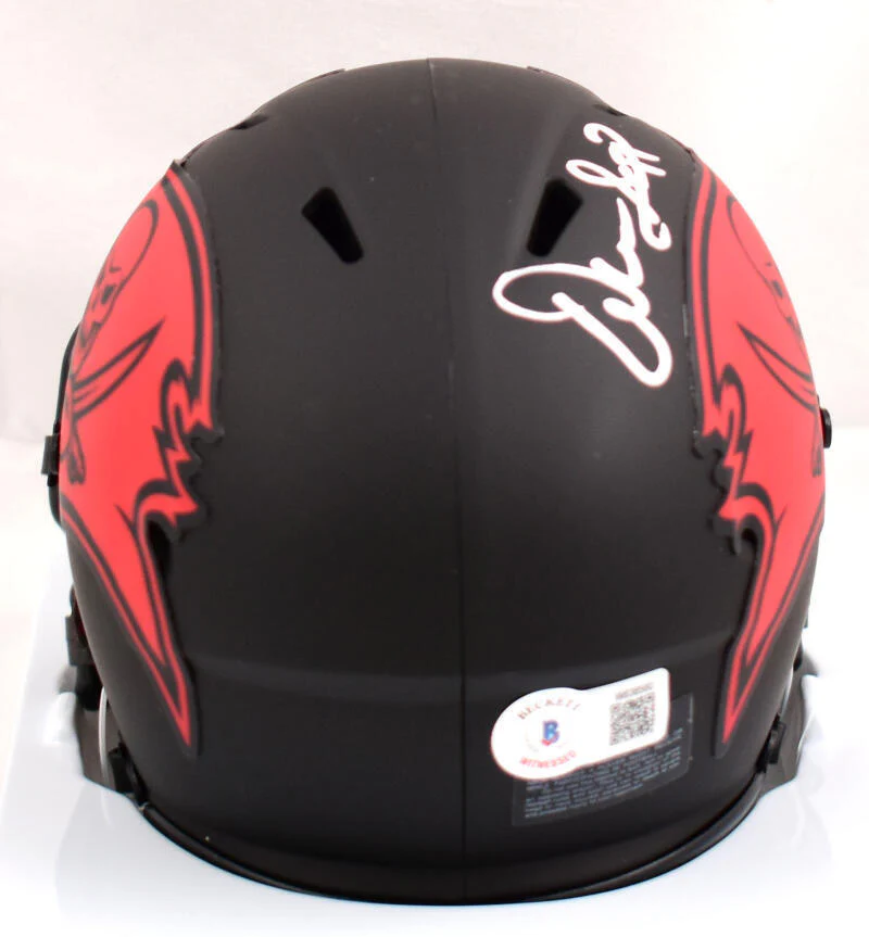 Warren Sapp Autographed Buccaneers Eclipse Speed Mini Helmet - Beckett W Holo - Image 3