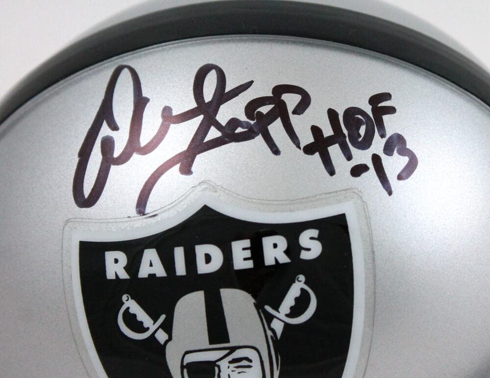 Warren Sapp Autographed Oakland Raiders Mini Helmet w/HOF-Beckett W Hologram - Image 6