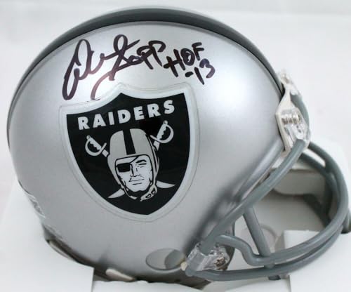 Warren Sapp Autographed Oakland Raiders Mini Helmet w/HOF-Beckett W Hologram - Image 8