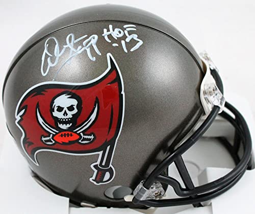 Warren Sapp Autographed TB Buccaneers 97-13 Mini Helmet w/HOF-Beckett W Hologram - Image 4