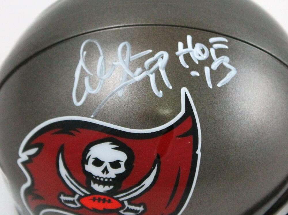 Warren Sapp Autographed TB Buccaneers 97-13 Mini Helmet w/HOF-Beckett W Hologram - Image 6
