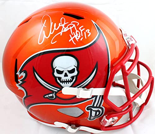 Warren Sapp Autographed TB Buccaneers F/S Flash Speed Helmet w/HOF-BeckettW Holo - Image 6