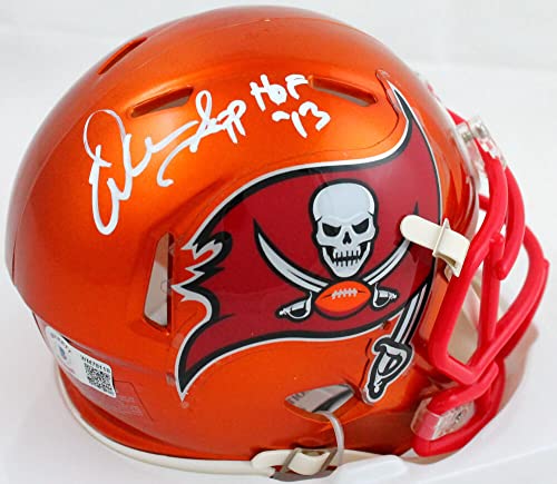 Warren Sapp Autographed Buccaneers Flash Speed Mini Helmet w/HOF-Beckett W Holo - Image 4