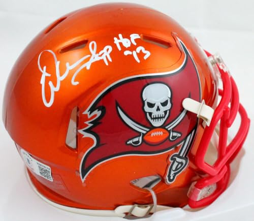 Warren Sapp Autographed Buccaneers Flash Speed Mini Helmet w/HOF-Beckett W Holo - Image 8