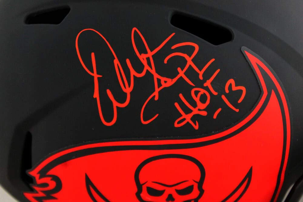 Warren Sapp Signed Tampa Bay Bucs F/S Eclipse Speed Helmet w/HOF - Beckett *Red - Image 5