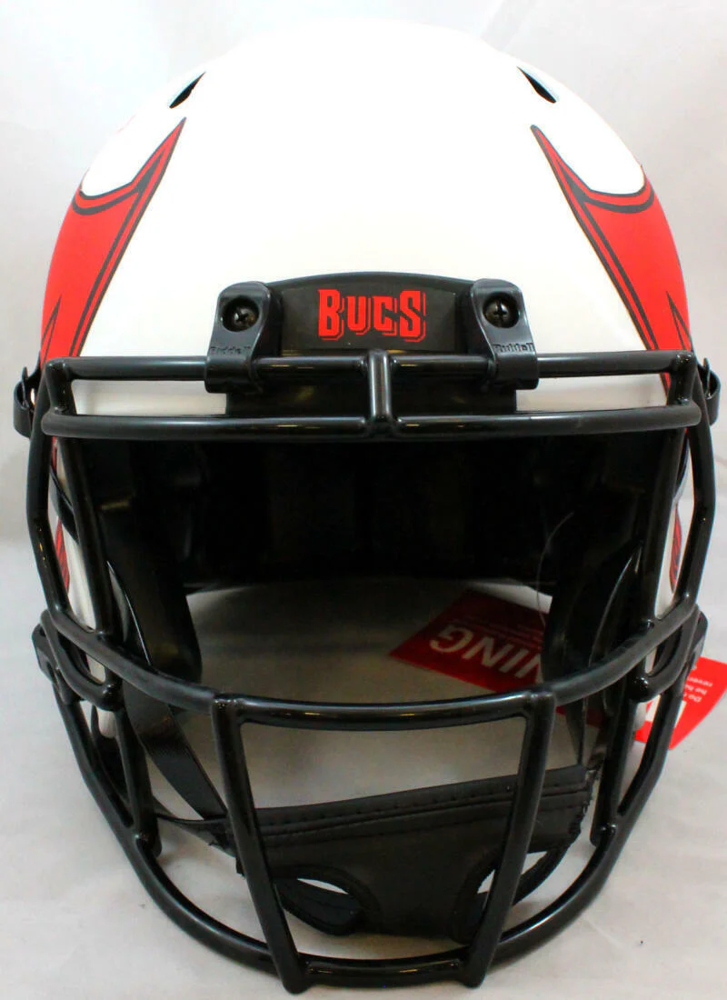 Warren Sapp Signed TB Bucs Lunar Speed F/S Authentic Helmet w/2 Insc-BAW *Holo - Image 3